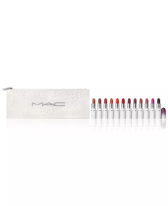 13-Pc. Lips By The Dozen Mini Powder Kiss Lipstick Set | Macy's