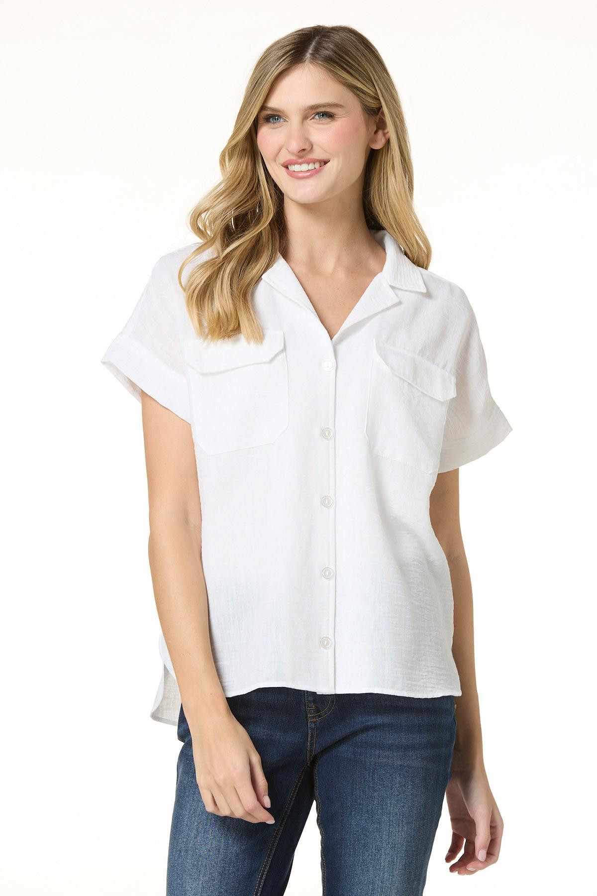 Classic White Linen Shirt | Cato Fashions