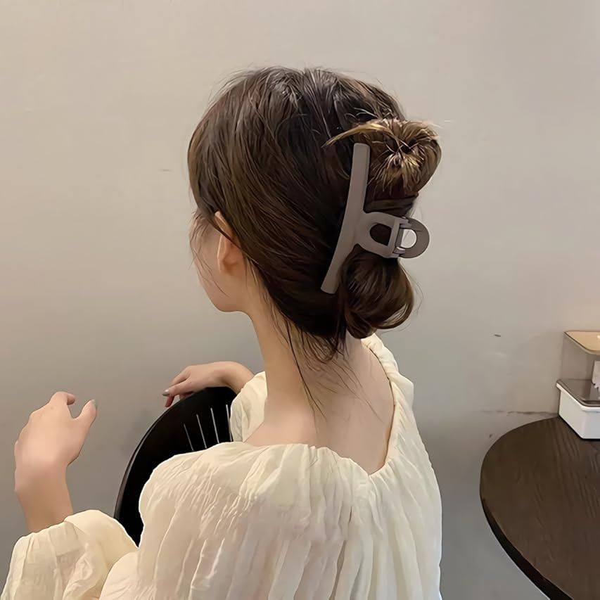 Hair Claw Clips, 4.33 Inch Nonslip Large Hair Clips for Women and Girls, 5 Colors Strong Hold Mat... | Amazon (US)