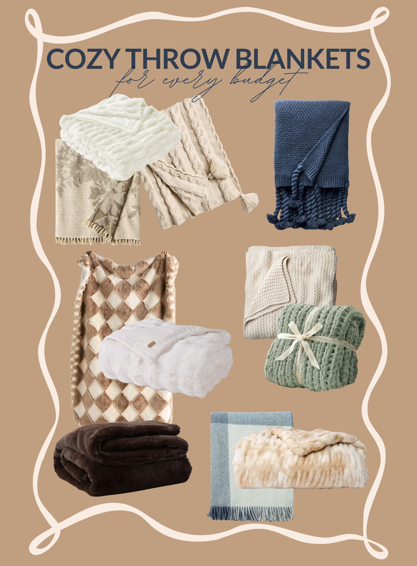 Throw blankets are so needed this time of year for a cozy home! Priced for every budget! 

 #LTKselfcare #LTKSeasonal #LTKHome