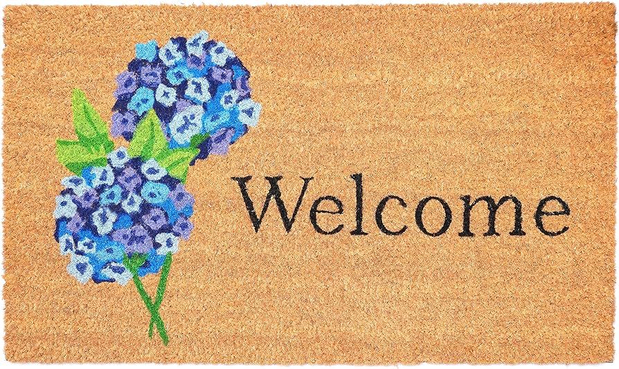 Calloway Mills Hydrangea Welcome Doormat 17" x 29" | Amazon (US)