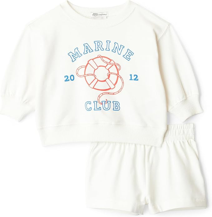 Amazon Essentials x Sofia Grainge Unisex Babies Toddlers and Kids' Sweatshirt and Shorts French T... | Amazon (US)