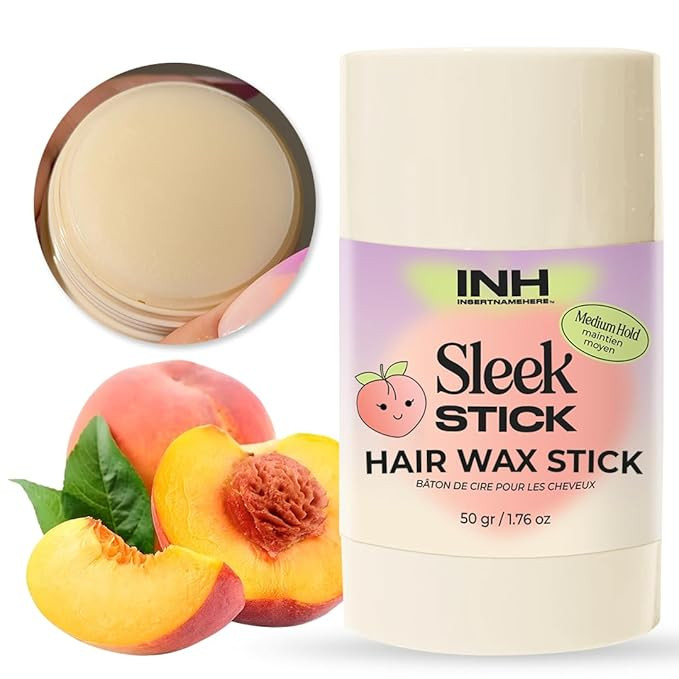 INH Hair Wax Sleek Stick Finishing & Smoothing Vegan Hair Wax Roller | Mess Free, Travel Friendly... | Amazon (US)