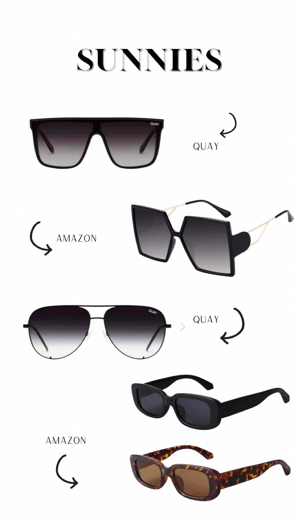Favorite Sunnies 

#LTKGiftGuide #LTKstyletip #LTKunder50
