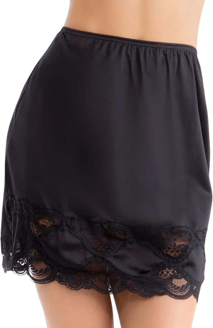 Ilusion 1017 - Classic Lace Hem Skirt Slip Choose Between 2 Lengths 18 inches or 24 inches | Amazon (US)