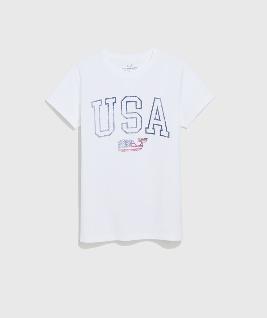 USA Flag Whale Tee | vineyard vines