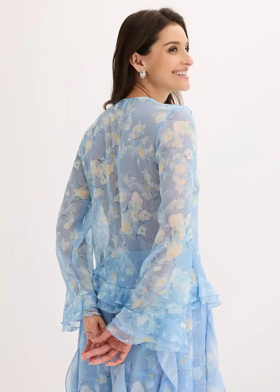 Chiffonbluse mit Volants | Bonprix DE