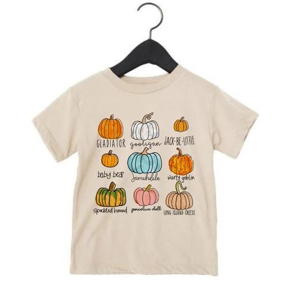 Pumpkin variety shirt Toddler pumpkin shirt kids halloween | Etsy | Etsy (US)