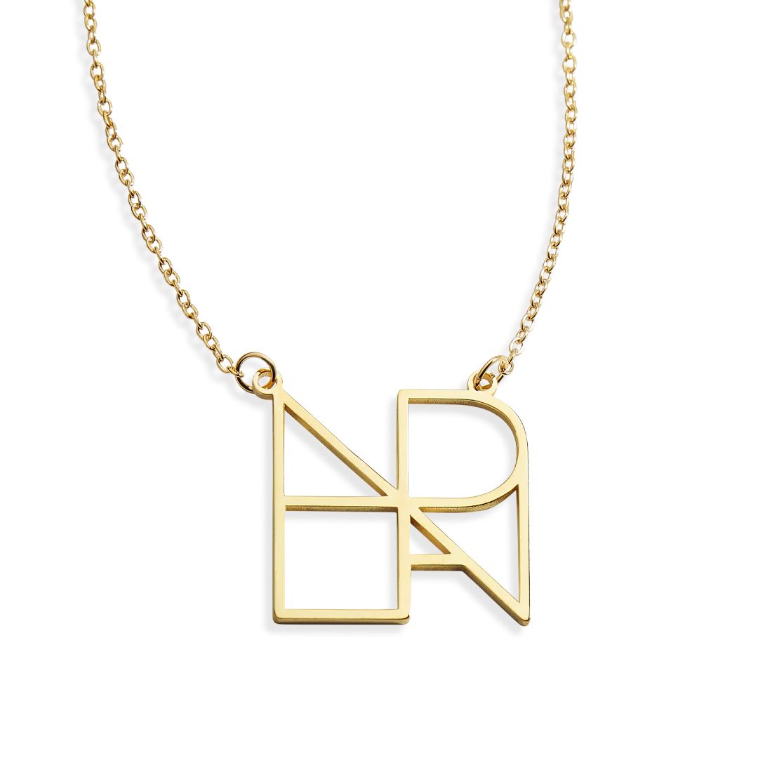 Minimalist Monogram Name Necklace | Mint & Lily