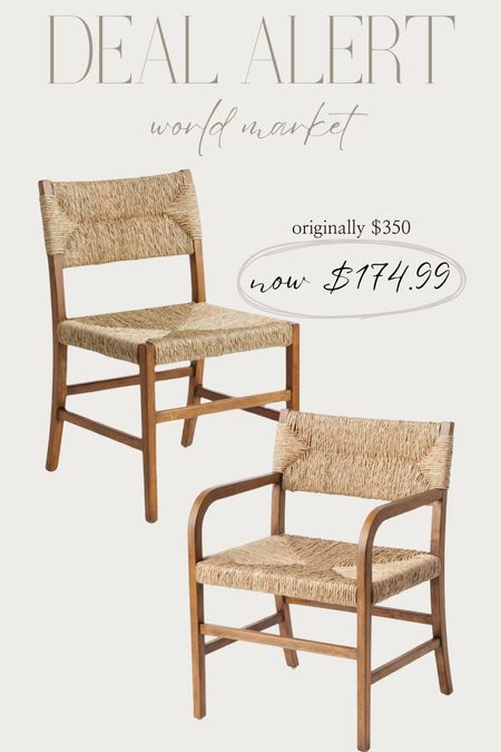 These seagrass dining chairs are the perfect deal! Such a good price! 

#LTKstyletip #LTKhome #LTKsalealert