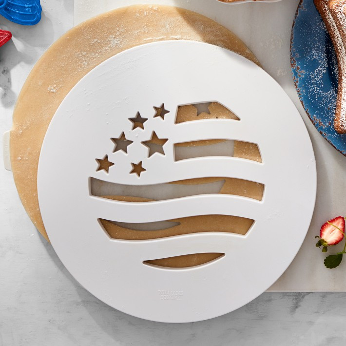 Williams Sonoma American Flag Lattice Pie Top Cutter | Williams-Sonoma