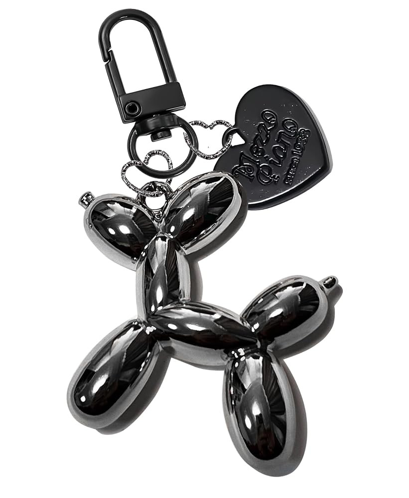 LAEKOU Jelly Balloon Dog Design Keychain for Women, Cute Girls Key Chain, Bag Charms Accessories ... | Amazon (US)
