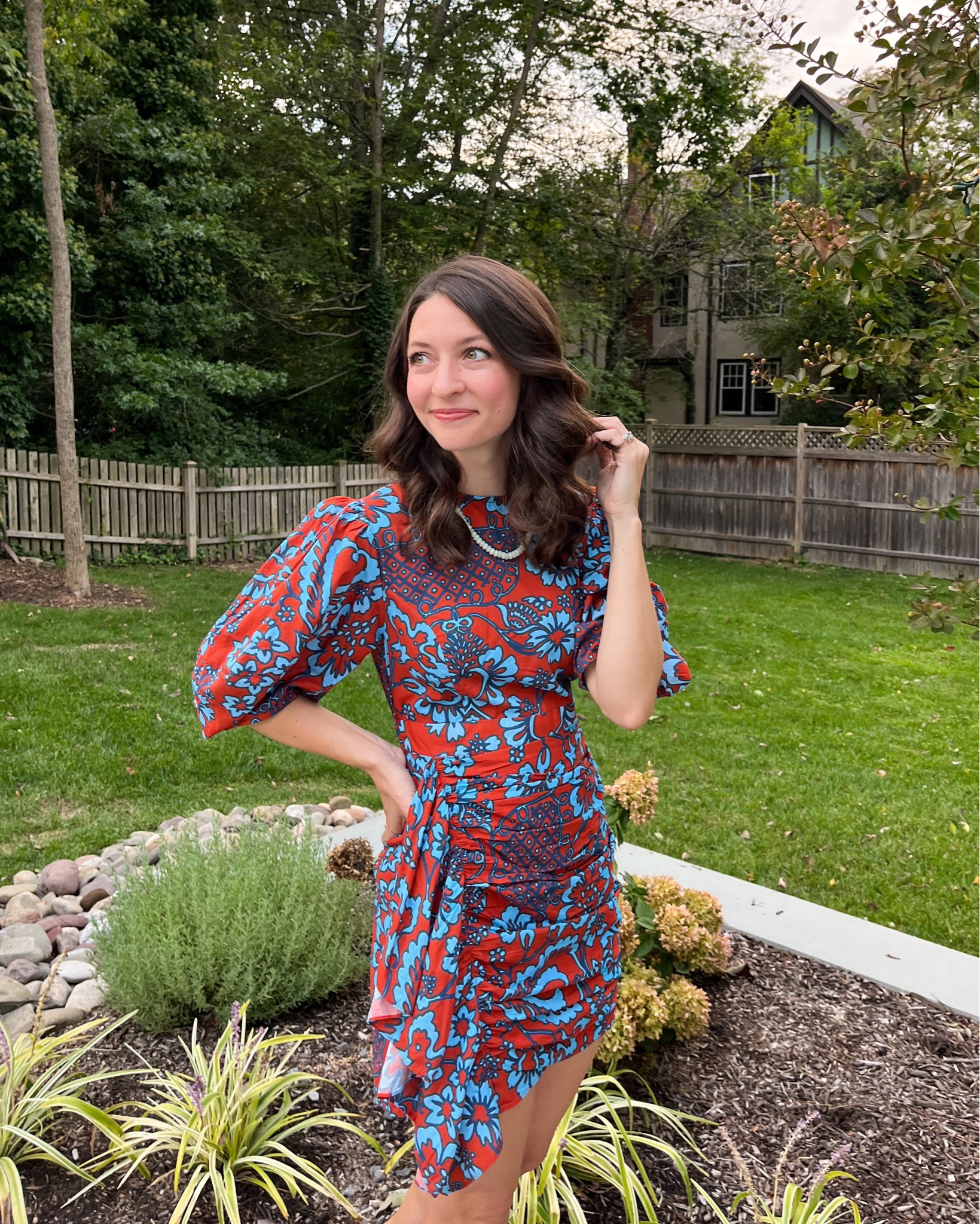 I’ve been hanging on to this dress for a couple of months waiting for the perfect time to wear it & im so glad I got to wear it this weekend! The rust color & pop of blue were perfect for summer weather in fall ☀️🍁 This exact color is sold out but I linked a few more colorways! 

#LTKSeasonal #LTKparties #LTKstyletip