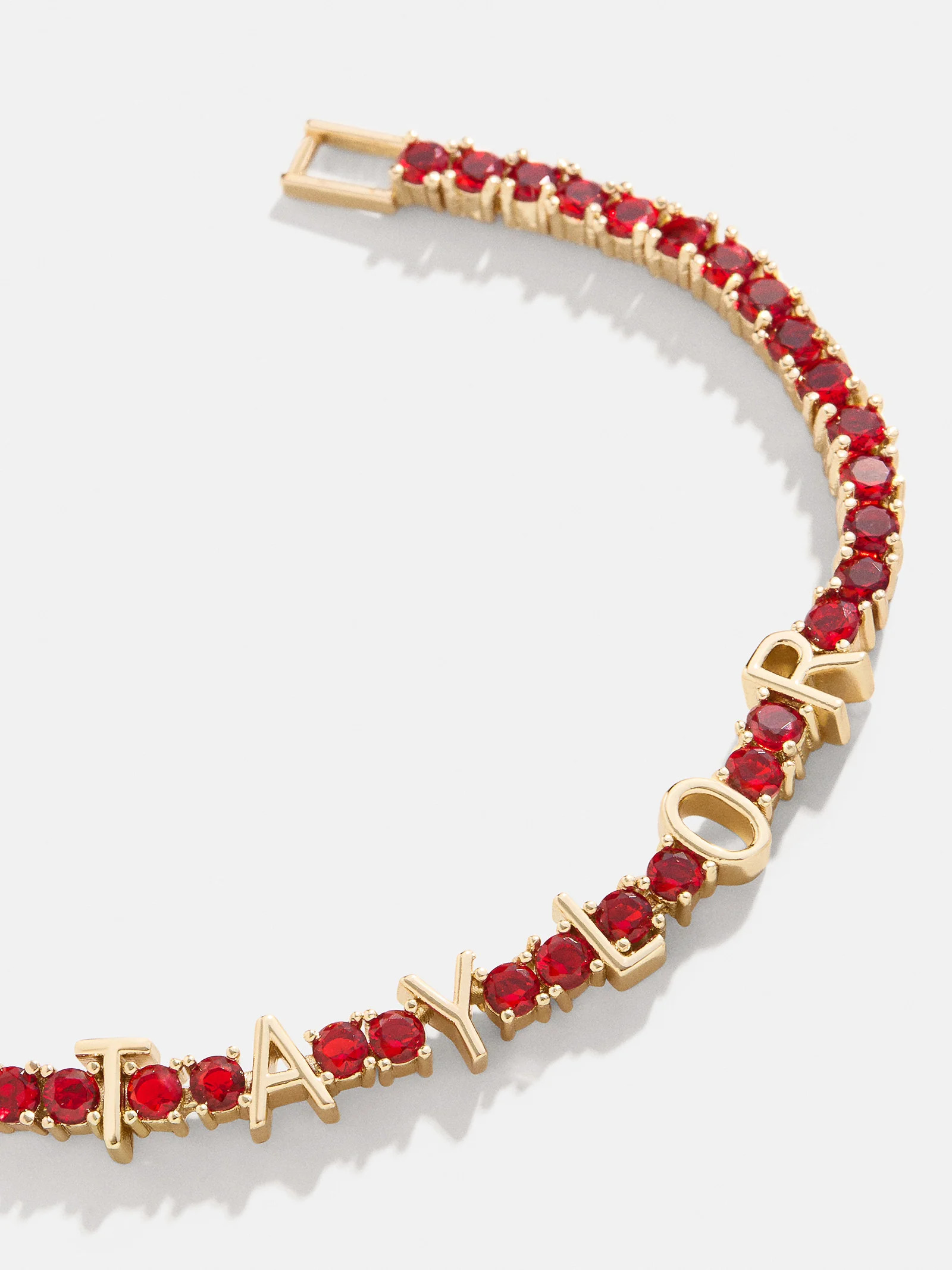 Custom Tennis Bracelet - Red | BaubleBar (US)
