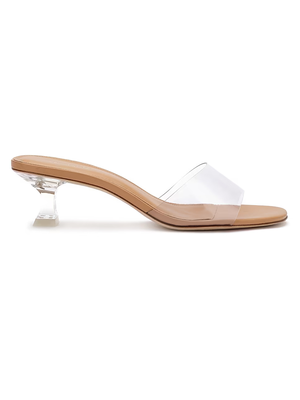 Vivi Lucite 45MM Transparent Mules | Saks Fifth Avenue