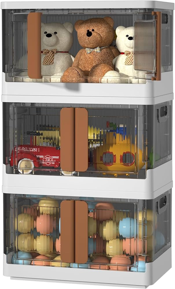 Closet Organizers and Storage - Trunk Car Organizer with Lids and Doors, Dorm Room Essentials, 8.... | Amazon (US)