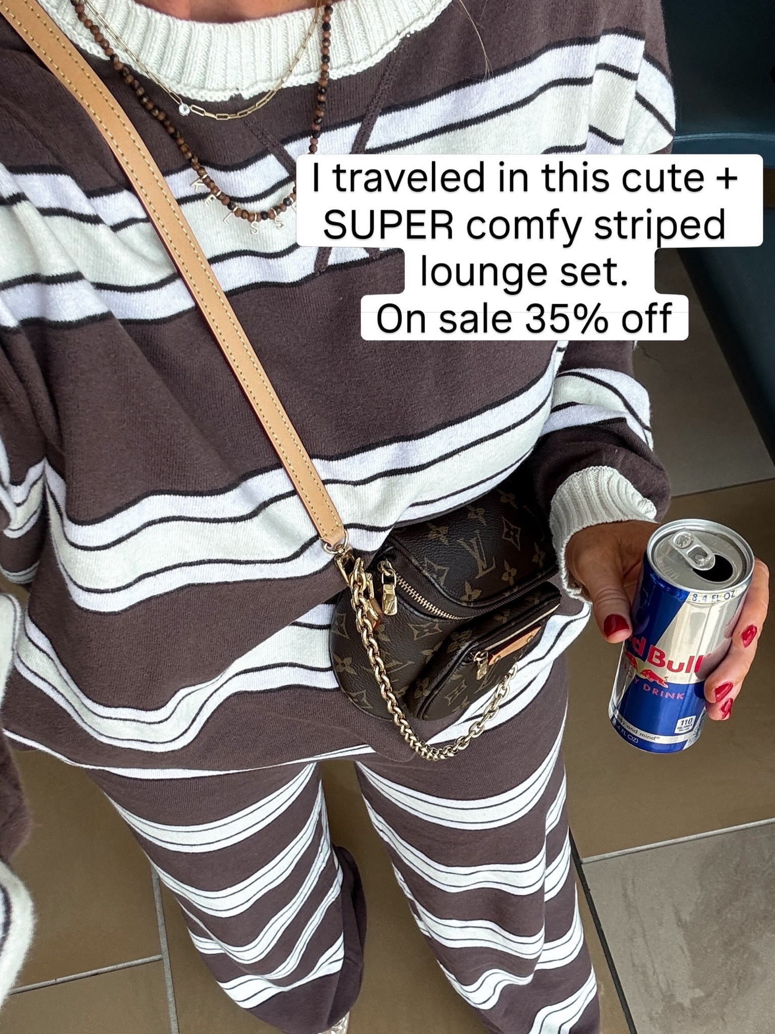 Free people look for less! This striped lounge set is so soft and super comfortable!

#LTKootd #LTKSaleAlert