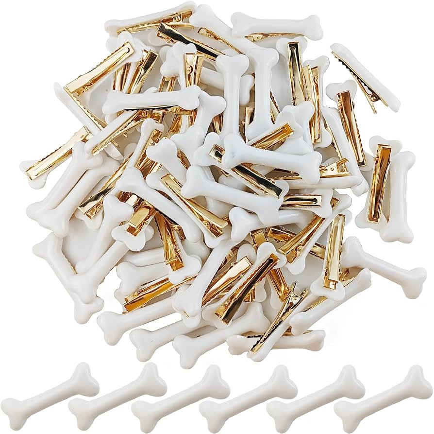 GXXMEI 20PCS 2.2inch Dog Bone Hair Clips Decorative Side Band Clips Hairpins Alligator Barrettes ... | Amazon (US)
