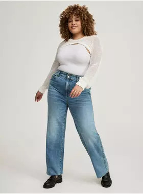 High-Rise 90s Straight Jean | Torrid (US & Canada)