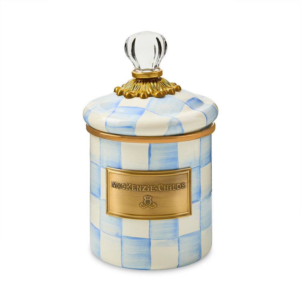 Sky Check Demi Canister | MacKenzie-Childs