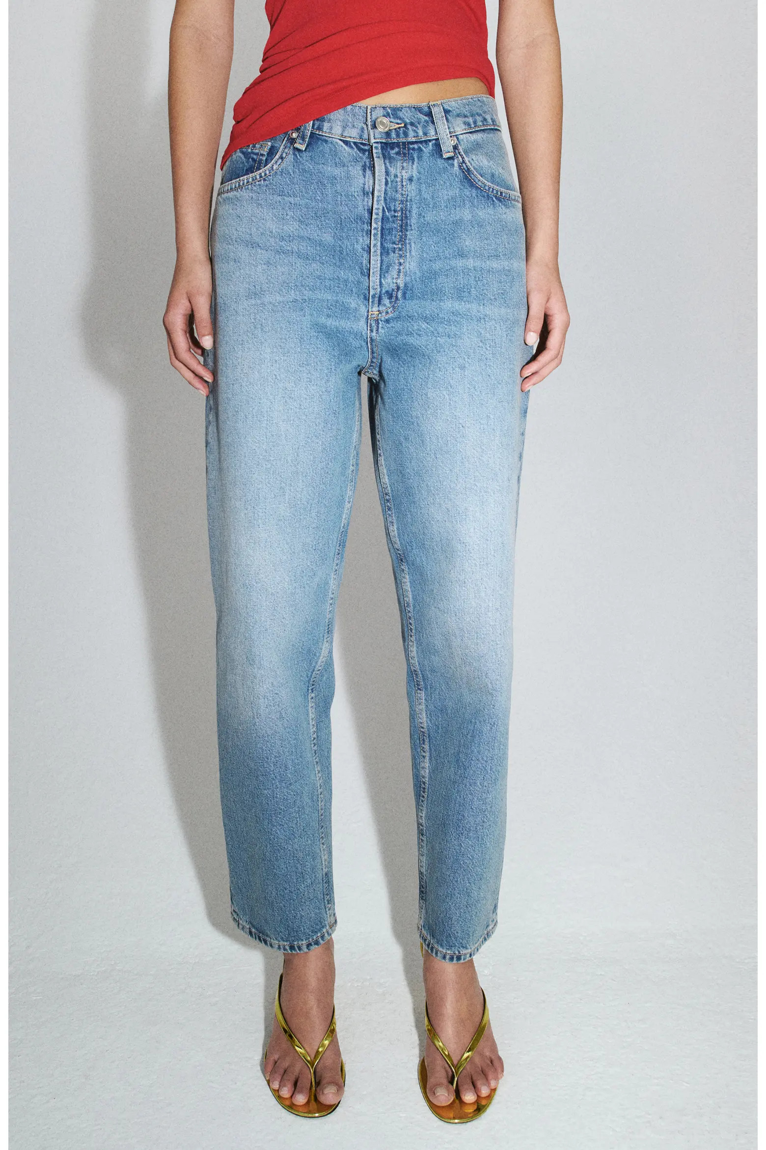 Starring Hailey Bieber Jennifer Barrel Leg Jeans (Women) | Nordstrom | Nordstrom