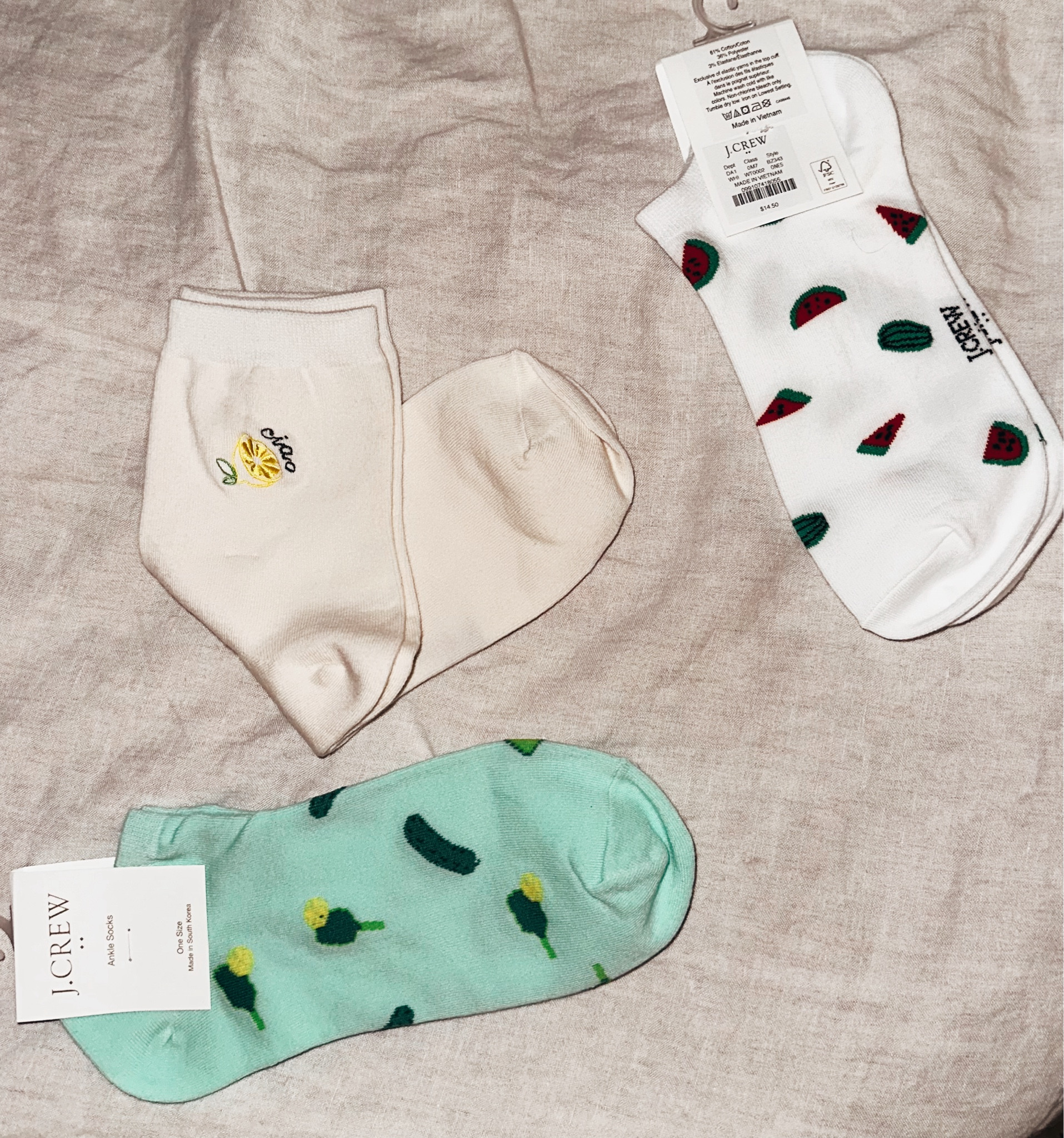 Ok so- I LOVE socks. Specifically, cute, comfy socks. I was so sad when I went to tag these and 2 of the 3 are already sold out, so I found similar cute ones from
j Crew factory that I love! 

#LTKSummerSales #LTKSaleAlert #LTKFamily