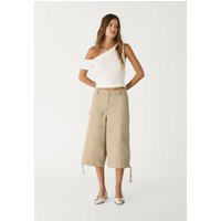 Stradivarius Oversize cargo Bermuda shorts Stone 16 | Stradivarius (UK)
