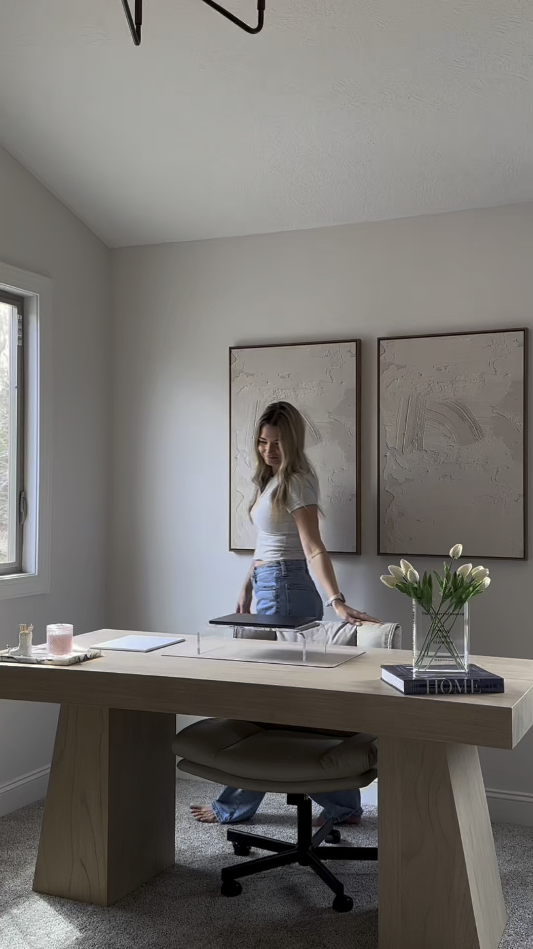 home office views ✨🎀💻

#LTKStyleTip #LTKHome #LTKActive