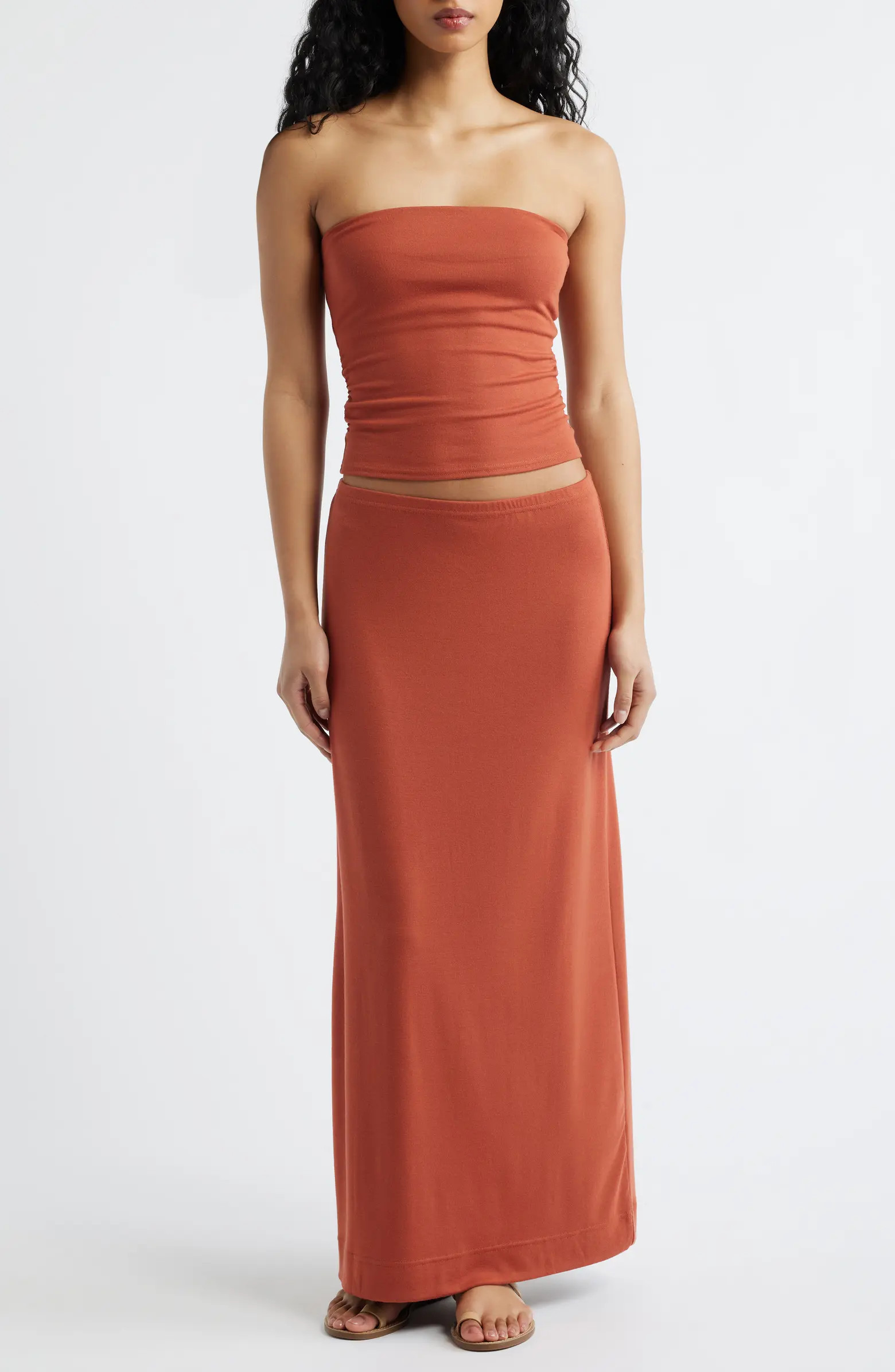 Good Feels Tube Top & Maxi Skirt Set | Nordstrom