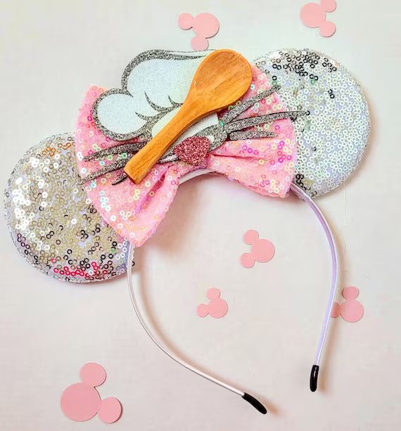 Ratatouille Minnie Mouse ears pastel Minnie ears baby pink | Etsy | Etsy (US)
