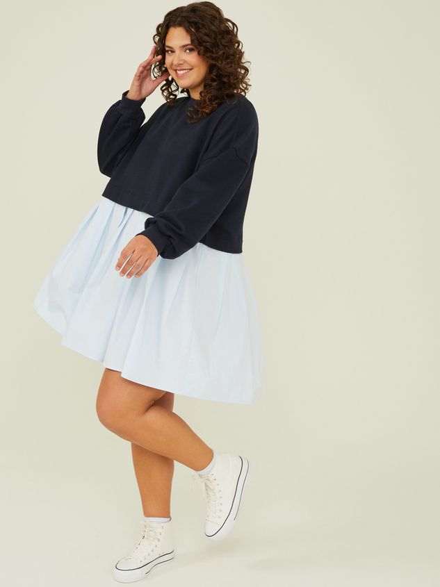 Lily Pleated Sweater Dress | Arula