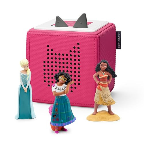 Toniebox 1 Audio Player Bundle with Moana, Elsa, and Mirabel - Pink [Discontinued] | Amazon (US)