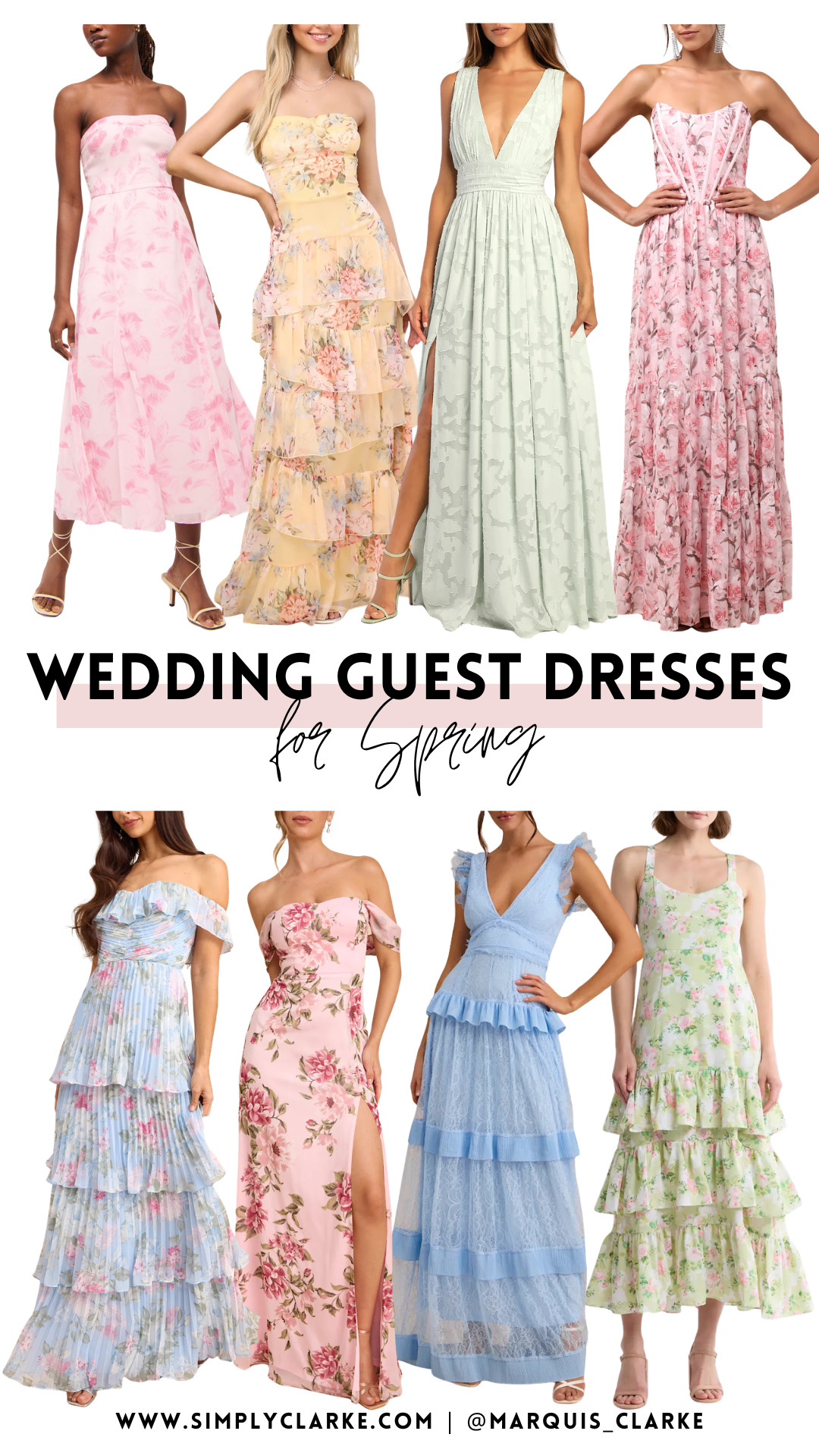 Spring wedding season is here! Sharing the prettiest wedding guest dresses that are perfect for every vibe—garden party, beach, or black tie! Linking all my favorites!  

 #LTKmomlife #LTKSeasonal