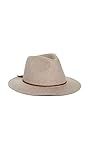 Brixton Women's Wesley Fedora, Heather Natural, Tan, L | Amazon (US)