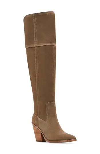 Blondo Windie Waterproof Over the Knee Boot in Taupe Suede at Nordstrom Rack, Size 5.5 | Nordstrom Rack