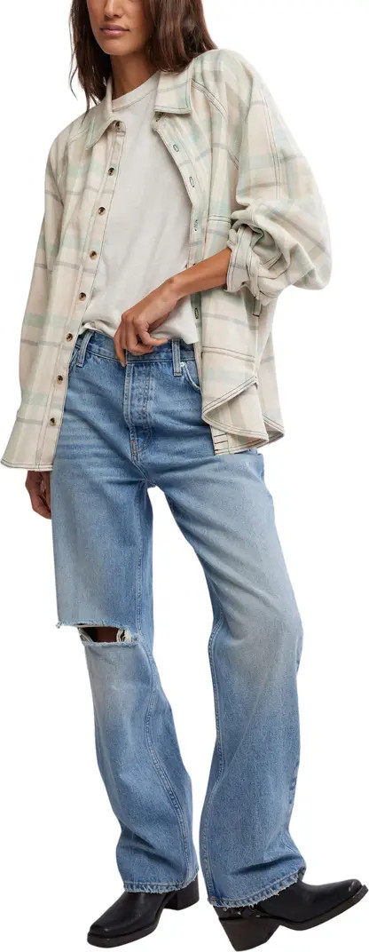 Free People Holly Ripped Bootcut Jeans | Nordstrom | Nordstrom