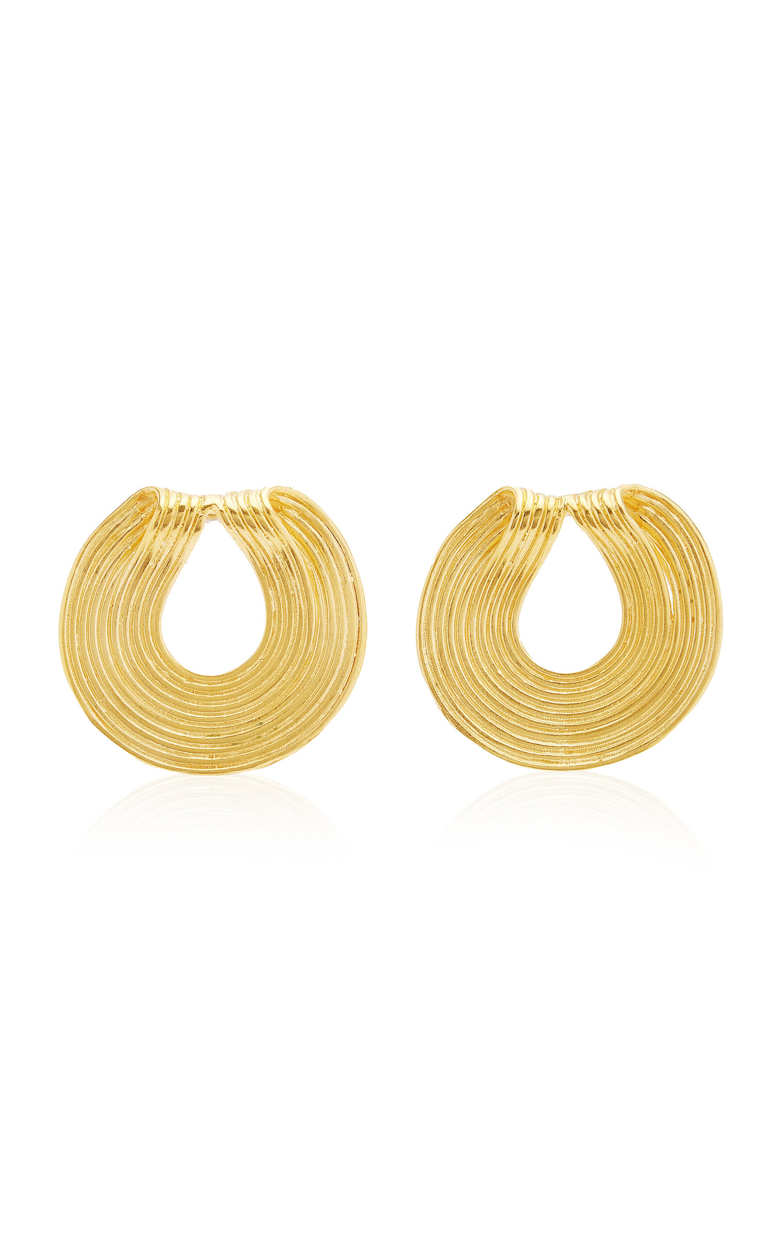 Damana 24K Gold-Plated Earrings | Moda Operandi (Global)