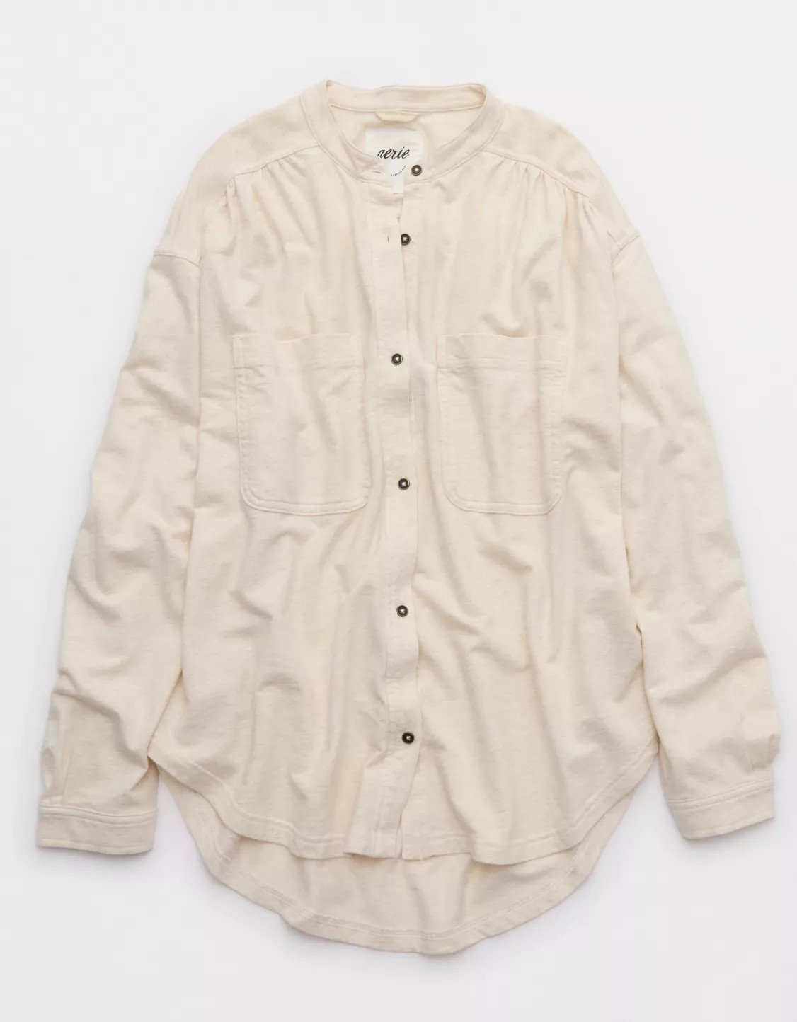 Aerie Roll With It Lightweight Fleece Shirt | Aerie