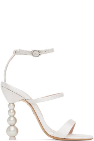 Off-White Rosalind Pearl Heeled Sandals | SSENSE