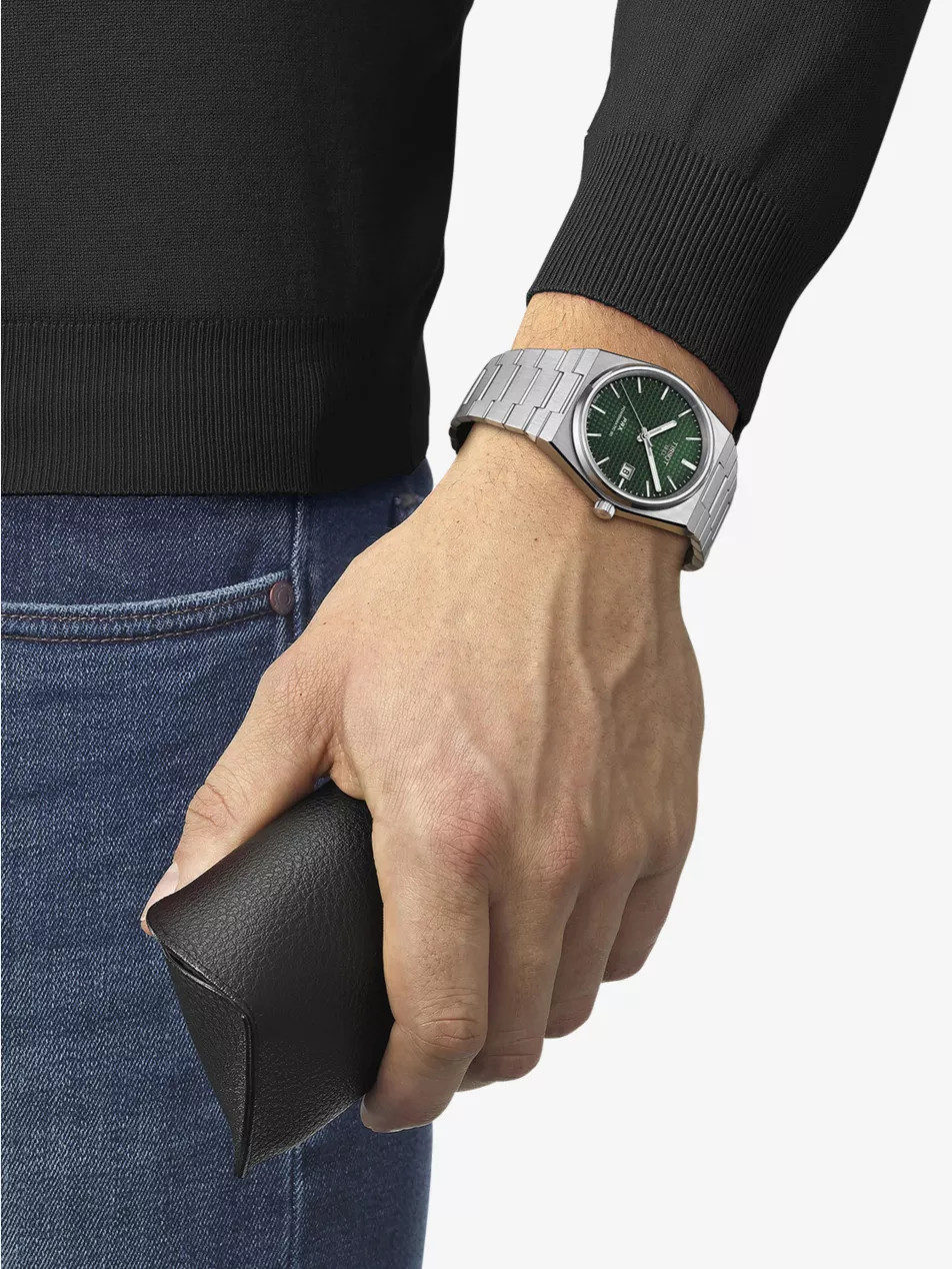 T1374071109100 PRX Powermatic 80 stainless-steel automatic watch | Selfridges