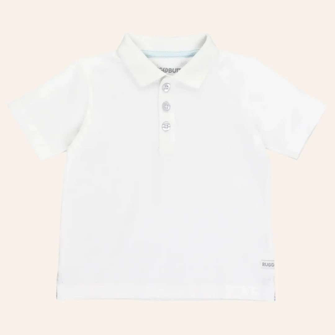 RB Boys Pique Short Sleeve Polo Shirt | Little Cottage Boutique