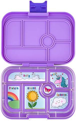 Yumbox Original Leakproof Bento Lunch Box Container for Kids (Dreamy Purple Original) | Amazon (US)