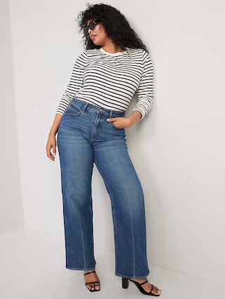 Long-Sleeve EveryWear Striped T-Shirt for Women | Old Navy (US)