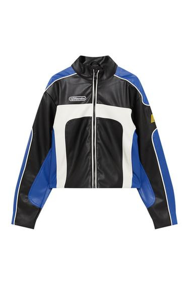 BLOUSON RACING SIMILICUIR | PULL and BEAR FR