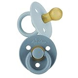 Itzy Ritzy Natural Rubber Pacifiers, Set of 2 – Natural Rubber Newborn Pacifiers with Cherry-Shaped  | Amazon (US)