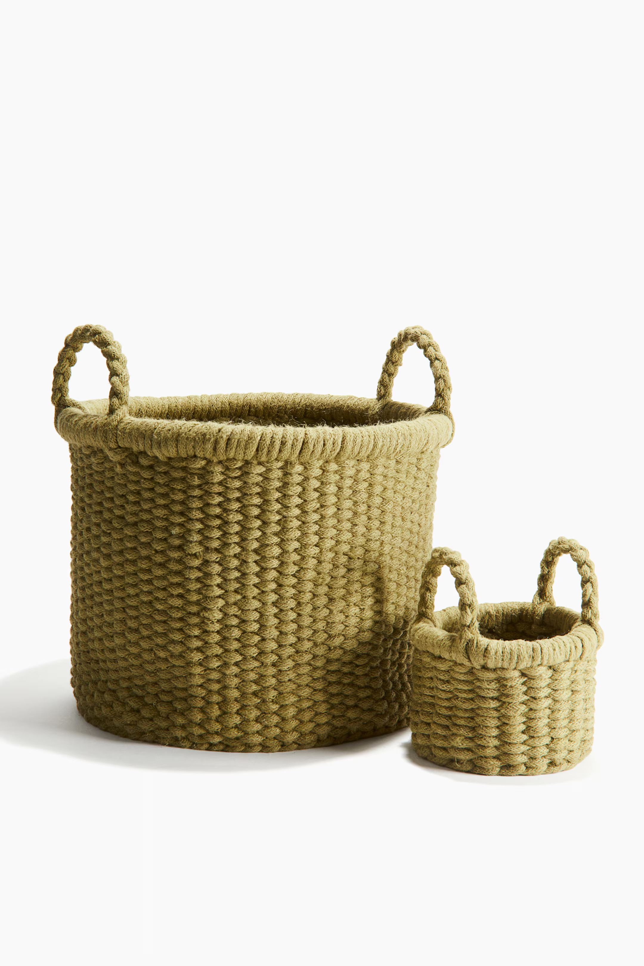 Jute Storage Basket - Olive green - Home All | H&M US | H&M (US + CA)