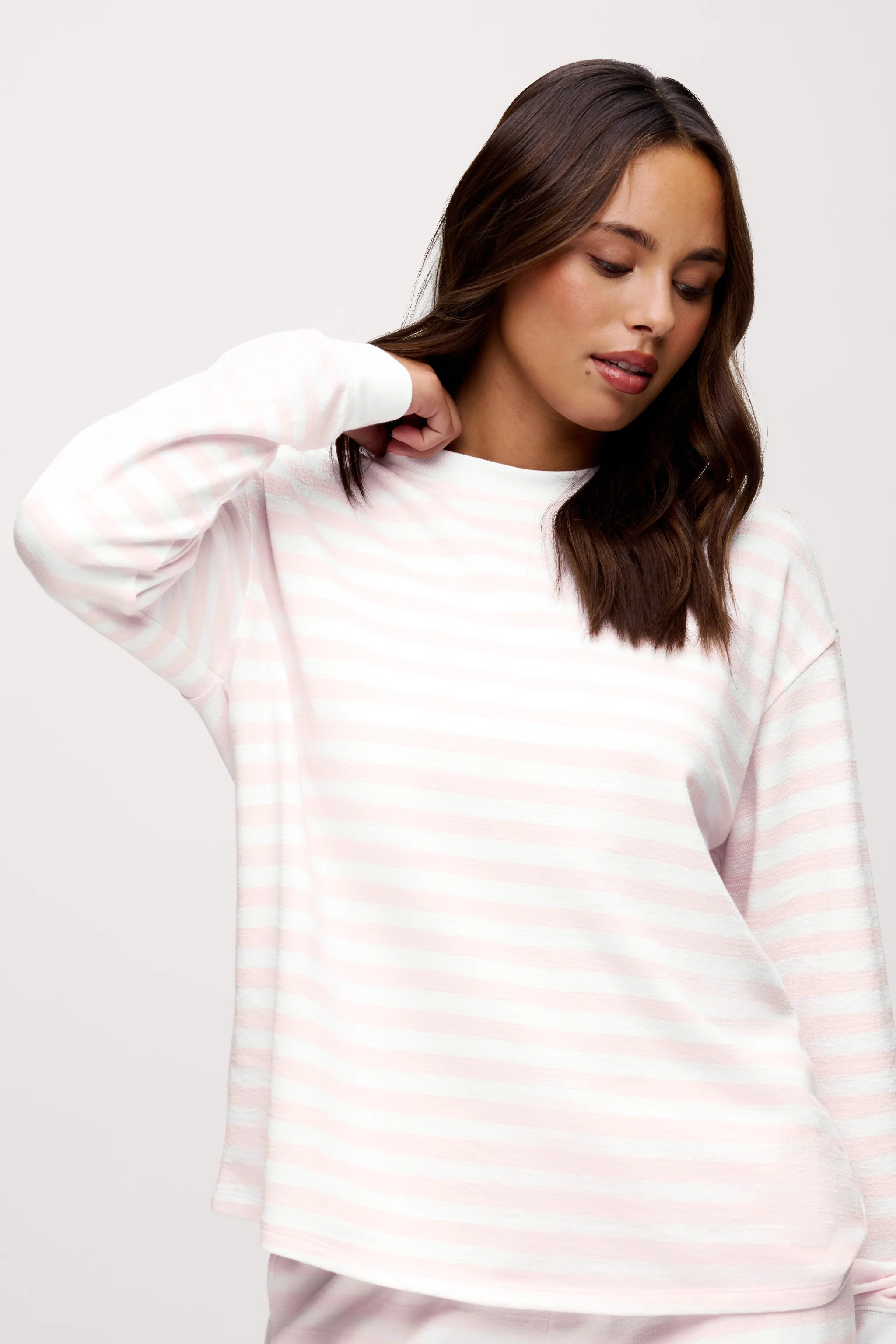 Seaside Long Sleeve | Ballet Stripe | nuuds