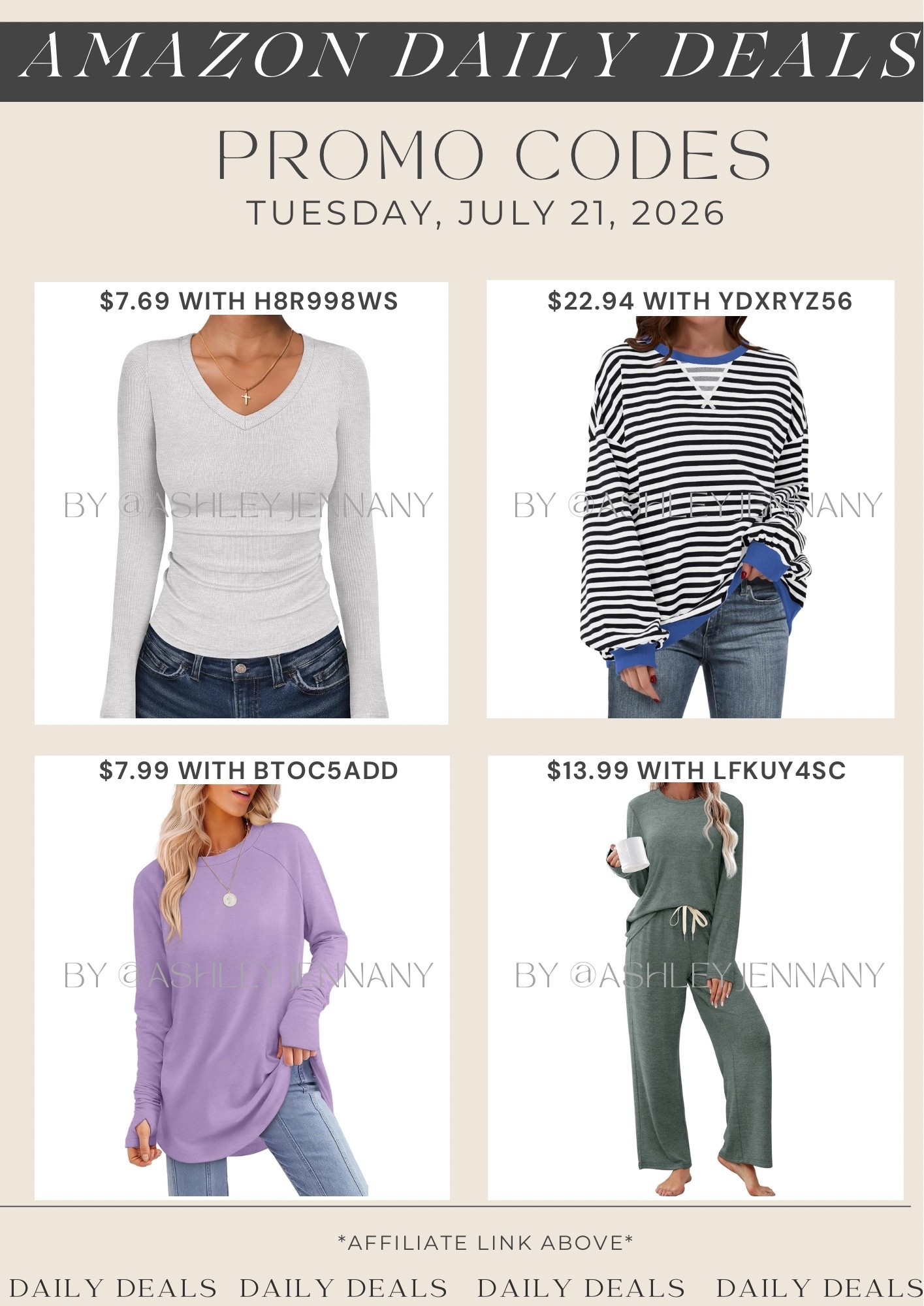 Amazon deals

#LTKSeasonal #LTKMidsize #LTKSaleAlert