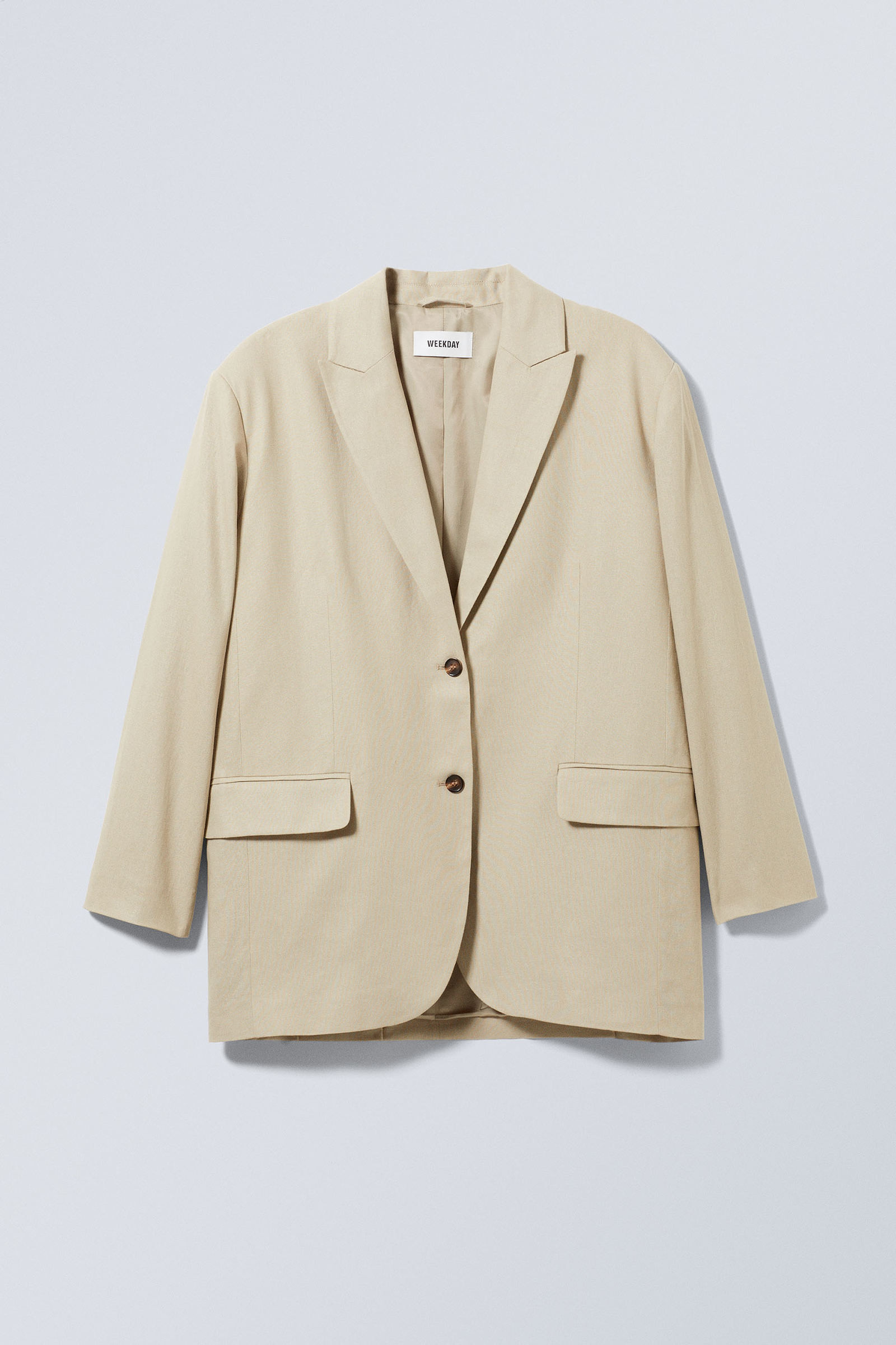 BLAZER AUS LEINENMISCHUNG LIV | Weekday