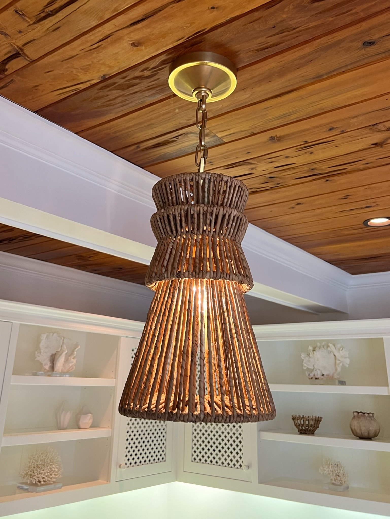Add a little texture to a space with woven pendants. We added these abaca rope pendants to a mostly neutral space and they made such a difference! This pendant comes in two sizes. 

#LTKhome #LTKFind #LTKstyletip
